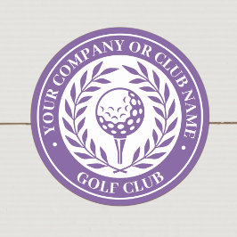 Adesivo de Nome Personalizado Classic Golf Nome Ro