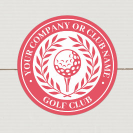 Adesivo de Nome Personalizado Classic Golf Nome Ve