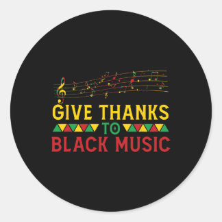 Adesivo Dê Obrigados A Black Music - História Mês J