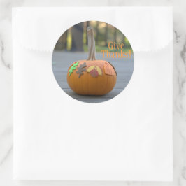 Adesivo Dê Obrigados Pumpkin Turquia Palitos de Ação de Gr