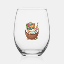 Adesivo de Óculos de Sol de Gatinho Coco Kawaii Fo