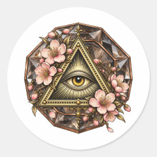 Adesivo de Olho de Flor de Cerejeira