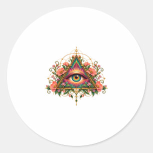 Adesivo de Olho Floral Mosaico