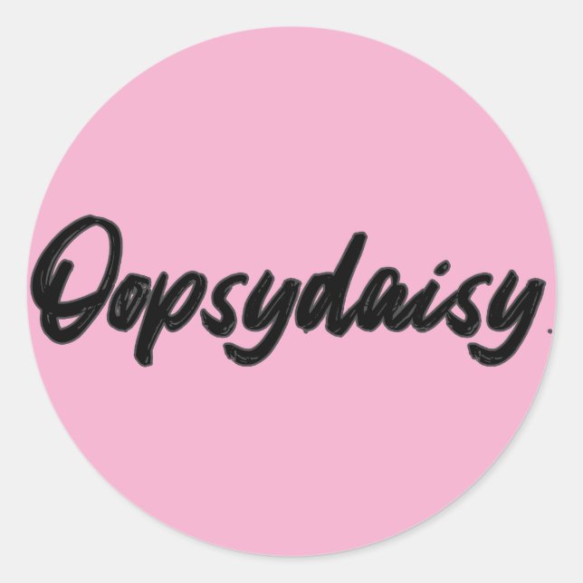 adesivo de oopsicose (Frente)