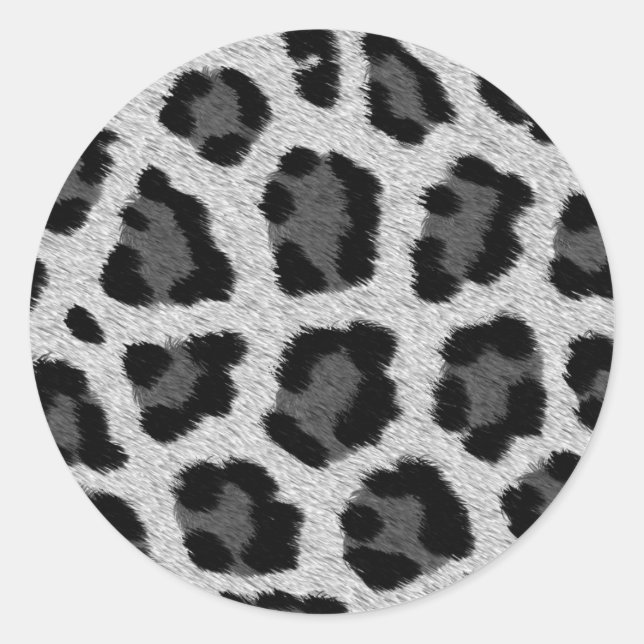 Adesivo de padrão de impressão leopardo (Frente)