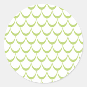 Adesivo de padrão verde mínimo