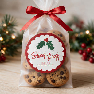 Adesivo de Panificação Natalina Doce Personalizada