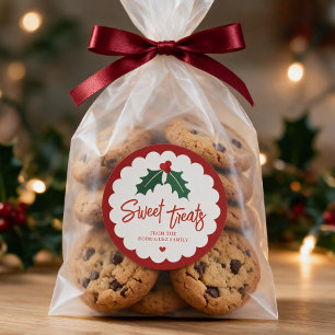 Adesivo de Panificação Natalina Doce Personalizada