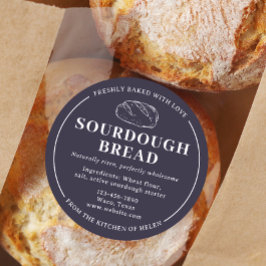 Adesivo de Pão de Padaria Sourdough Purple Taupe