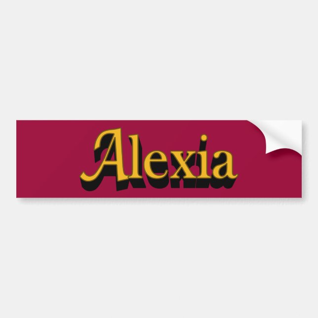Adesivo de Para-choque Alexia (Frente)