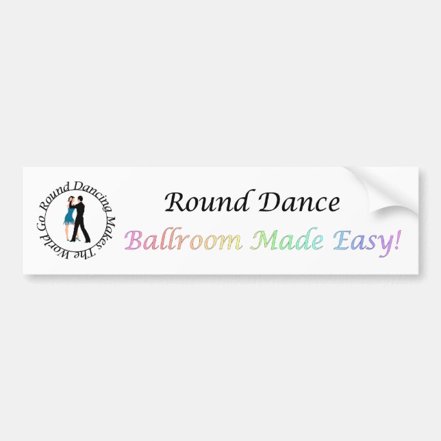 Adesivo de Para-choque Ballroom Made Easy (Frente)