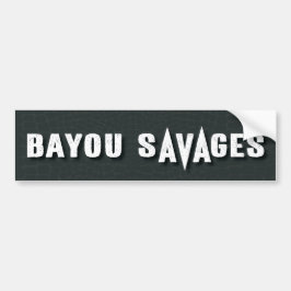 Adesivo de para-choque Bayou Savages