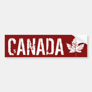 Adesivo de Para-choque Canadá Legal Folha de Bordo