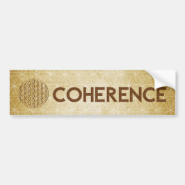 Adesivo de Para-choque “Coerência” Flor da Vida