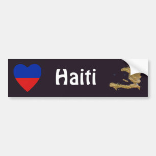Adesivo de Para-choque Coração com Bandeira do Hai