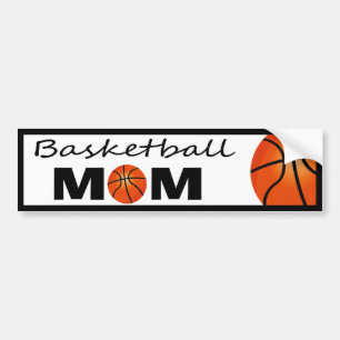 Adesivo de Para-choque de Mãe de Basquete