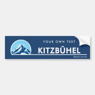 Adesivo de para-choque de montanha Kitzbühel Áustr