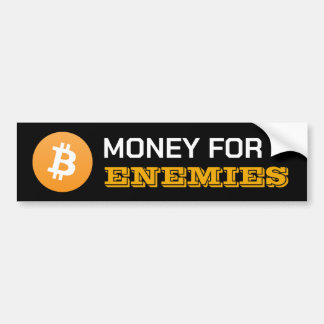 Adesivo de Para-choque Dinheiro Bitcoin Para Inimi