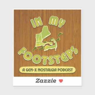 Adesivo de Para-choque do In My Footsteps Podcast 