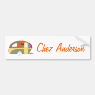 Adesivo de Para-choque do Proprietário de Caravana