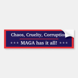 Adesivo de Para-choque MAGA Tem Tudo