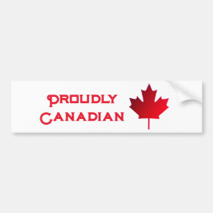 Adesivo de Para-choque Orgulhosamente Canadense