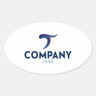 Adesivo de Para-choque Oval Logotipo da Empresa Pe