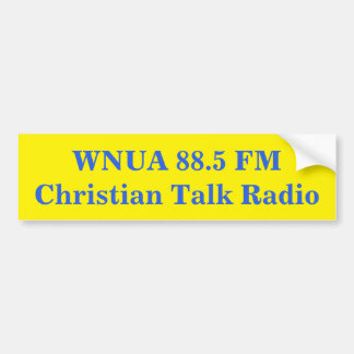 Adesivo de Para-choque para WNUA 88.5 FM, Williams