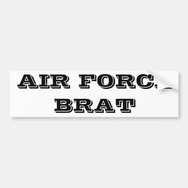 Adesivo de Para-choque Pirralho da Força Aérea (Frente)