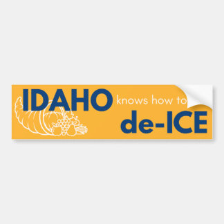Adesivo de para-choque político de Idaho