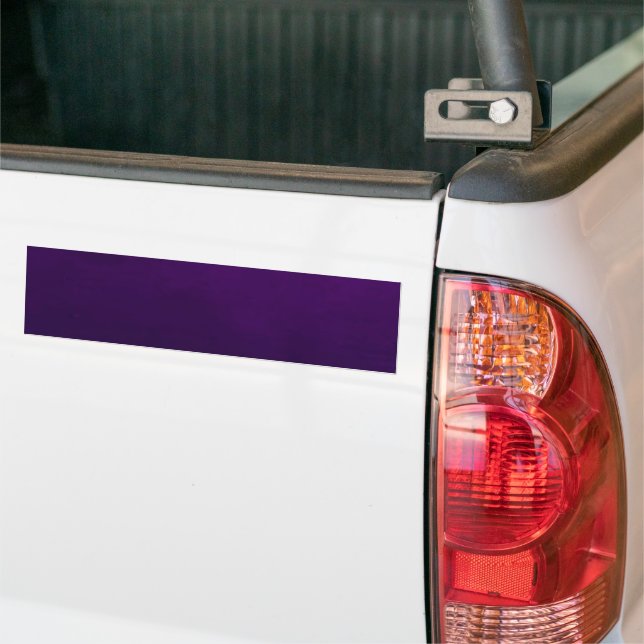 ADESIVO DE PARA-CHOQUE ROXO EM BRANCO CRIE O SEU (No caminhão)