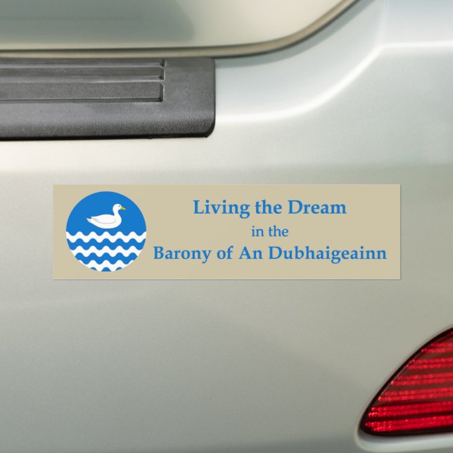 Adesivo de Para-choque SCA An Dubhaigeainn (No carro)