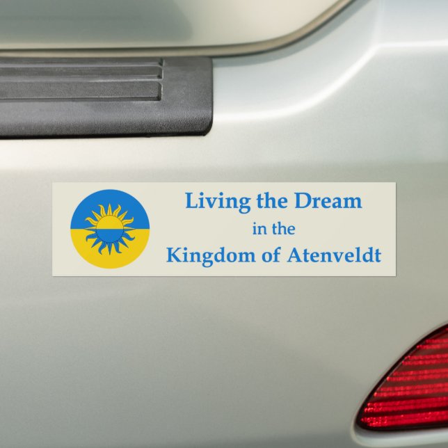 Adesivo de Para-choque SCA Atenveldt (No carro)