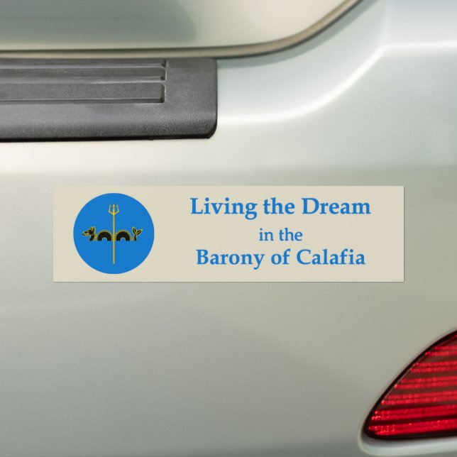 Adesivo de Para-choque SCA Calafia (No carro)