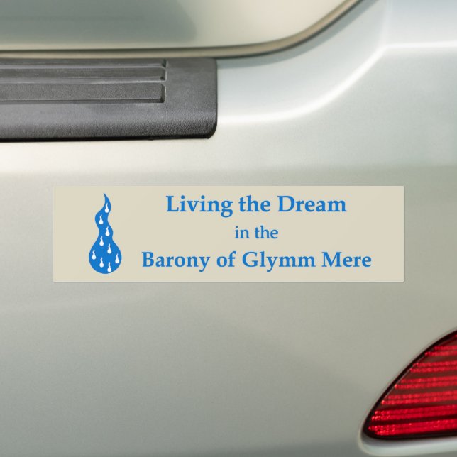 Adesivo de Para-choque SCA Glymm Mere (No carro)