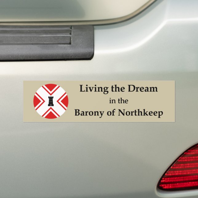 Adesivo de Para-choque SCA Northkeep (No carro)