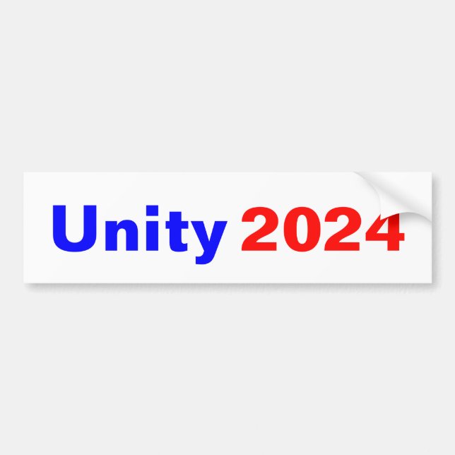 Adesivo de Para-choque Unity 2024 (Frente)