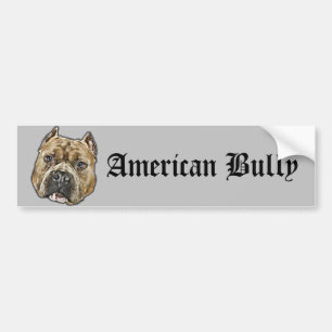 Adesivo de para-choques American Bully Dog