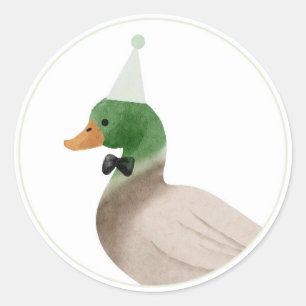 Adesivo de Pato-real Verde