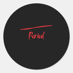 Adesivo de Período de Histórico Preto (mês)