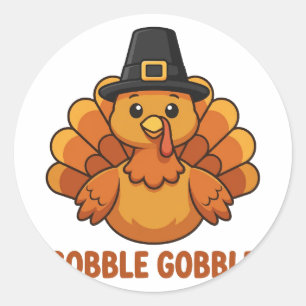 Adesivo de Peru Gobble Gobble