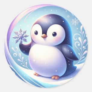 Adesivo de pinguim