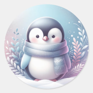 Adesivo de pinguim