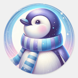 Adesivo de pinguim