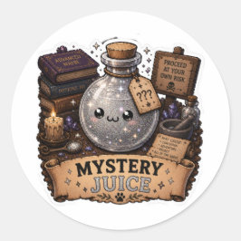 Adesivo de Poção de Fantasia Divertida Suco Mister