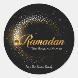 Adesivo de presente tema Ramadan Kareem para celeb