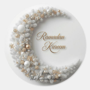 Adesivo de presente tema Ramadan Kareem para celeb