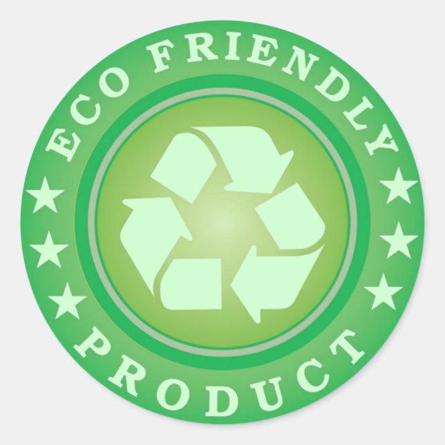 Adesivo de produto ecológico (Frente)