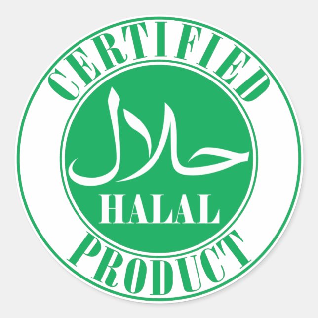 Adesivo de Produto Halal Certificado – La Halal Is (Frente)