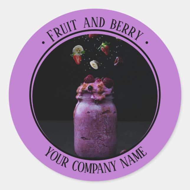 Adesivo de promoção de produto de foto (Frente)